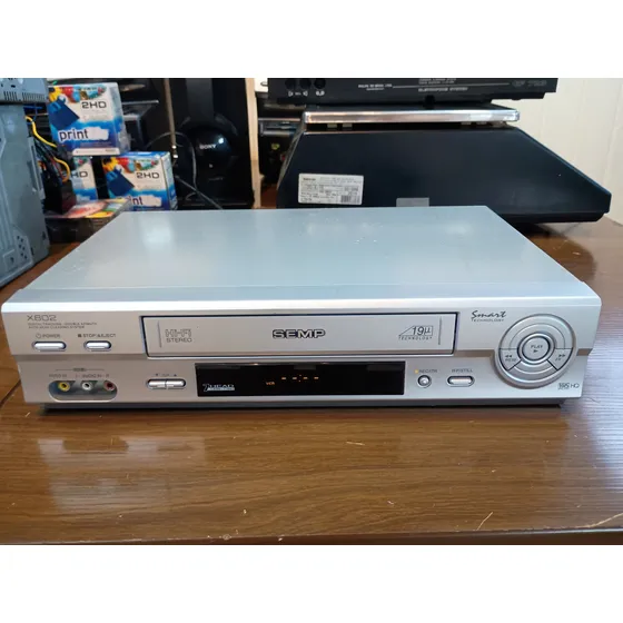Vídeo Cassette  Semp X696 7 Cabeças Funcionando Perfeitament Prata