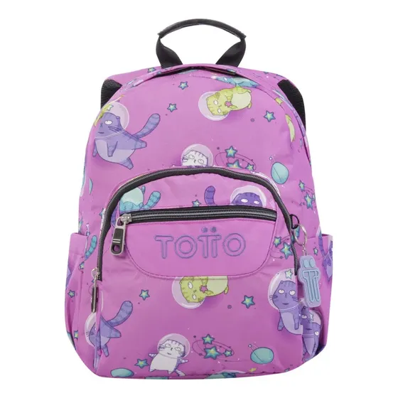 Mochila Escolar Totto Tempera Astro Cat