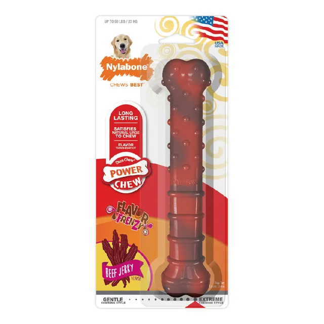 Juguete Hueso Carne Limpieza Dental Sarro Perros Large