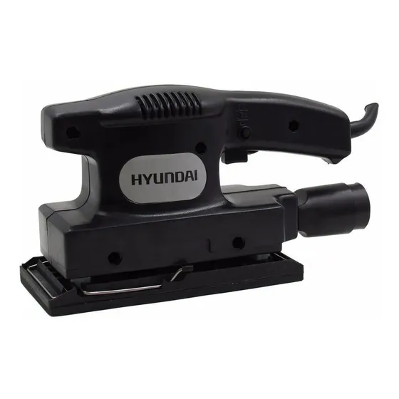 Lijadora Orbital Hyundai 150w 1/2 Hoja 90x187mm Hh0s150 Rex Color Negro Frecuencia 50 Hz