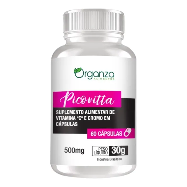 Picovitta Vitamina C Cromo 60 Cápsulas