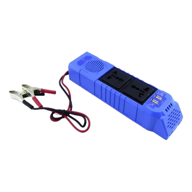 Inversor 12v 200w Con 2 Usb Y Pinzas