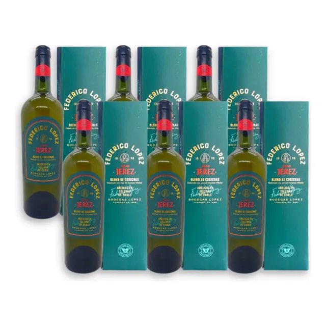 Federico López Vino Gran Jerez Caja X6u 750ml C/estuche