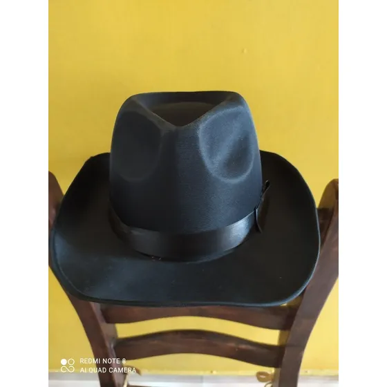 Sombrero Fedora Unisex/ Material Razo Saten/ Nuevo/rematando