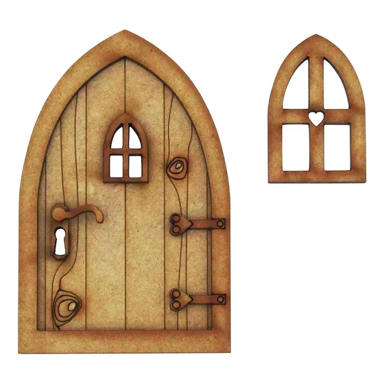 Decoracion Casa Muñeca Miniatura 3d Diy Hada Madera