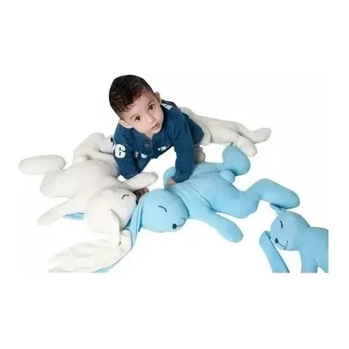 Coelho Soninho Pelúcia - 55cm - Presente - Decoração