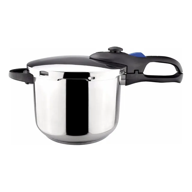 Olla Presion Acero Inoxidable Favorit 8 L Magefesa Color Gris