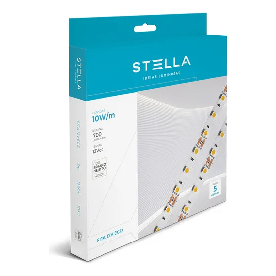 Fita Led Stella 10w/m Branco Neutro 4000k 12v Sth7814/40