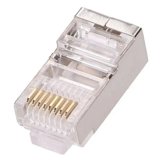 Conector Rj45 Cat 5 Blindado Pack 100
