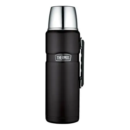 Termo Liquido Thermos King 2.0l Acero Inoxidable Negro