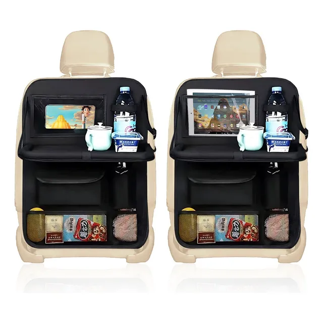 Organizador Para Asiento Trasero Auto Coche Mesa Bolsa 2 Pzs