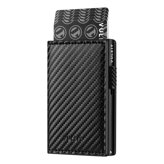 Vulkit Tarjetero Minimalista Cartera Tarjetas Emergentes Pro