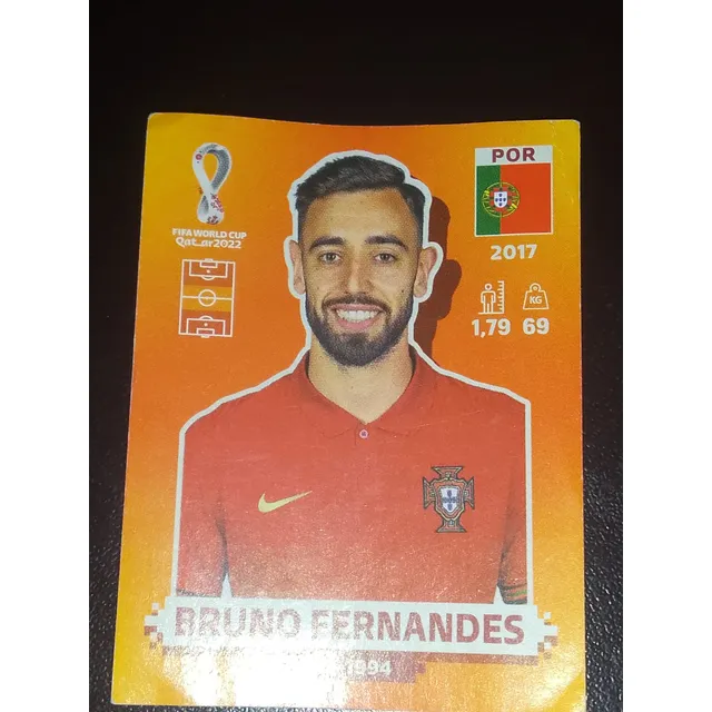 Figurita Panini Bruno Fernandez  Mundial 2022
