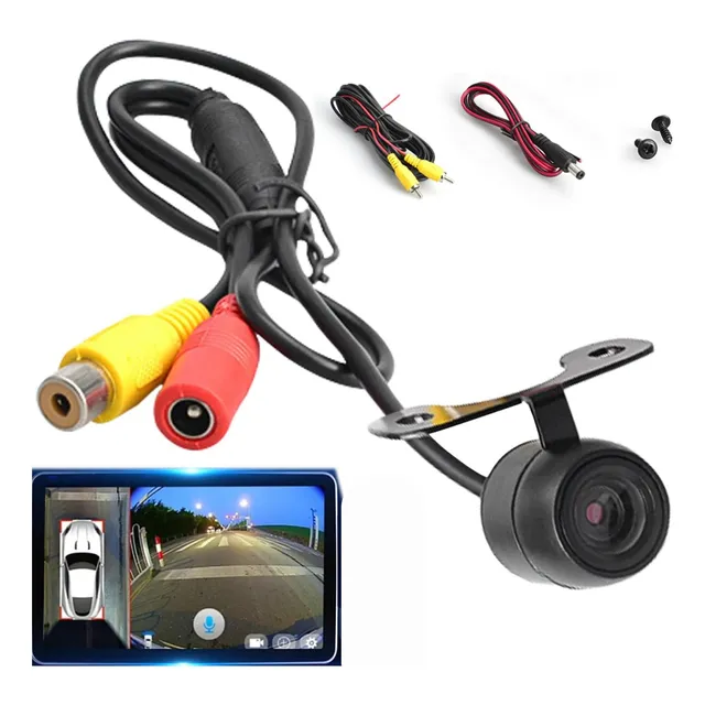 Camara Reversa Auto Vision Nocturna Conexion Radio Pantalla