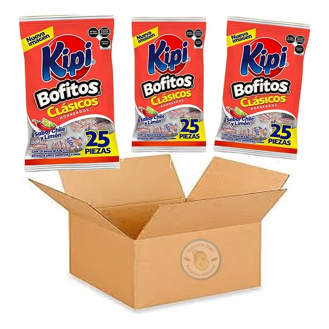 Kipi Bofitos 3 Pack Con 25 Pzas C/u