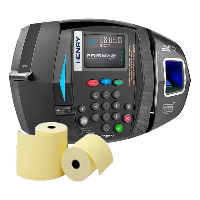 Relógio Ponto Henry Compacto Ponto E Bio Software Bateria