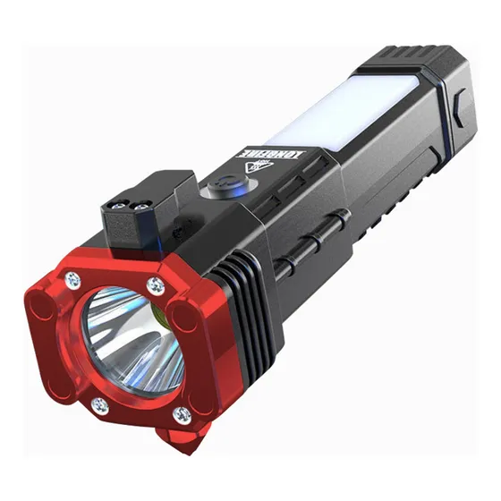 * 1 Linterna Led Recargable Súper Potente For Defensa De La