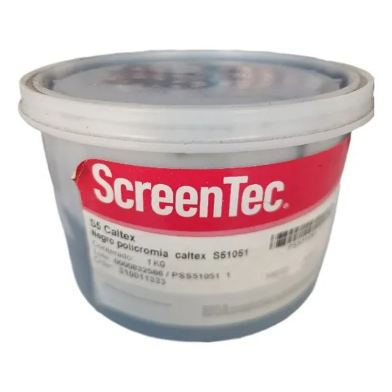 1 Kg Negro Policromia Caltex Tinta Serigrafia Sanchez