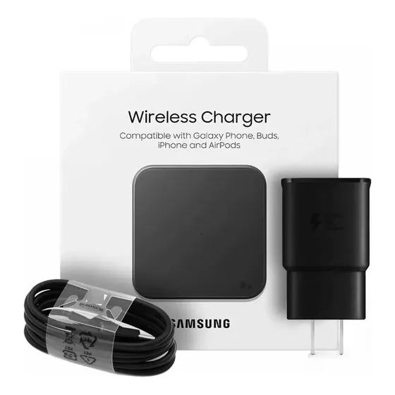 Cargador Inalámbrico Samsung Usb-c Ep-p1300tbeggb Open Box Negro