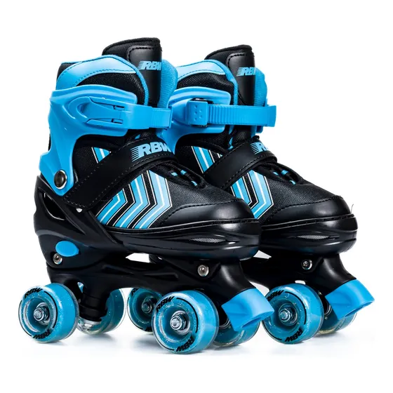 Patin 4 Ruedas Rbw Infantil Extensible Rainbow