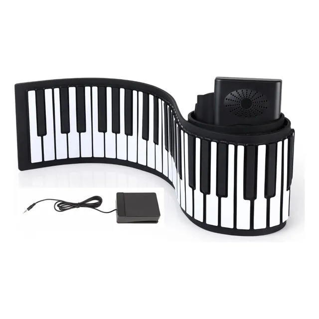 Teclado Piano Electrónico 61 Teclas Digital Pedal Sustain