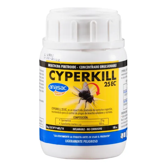 Cyperkill 25ec Anasac 100cc Insecticida