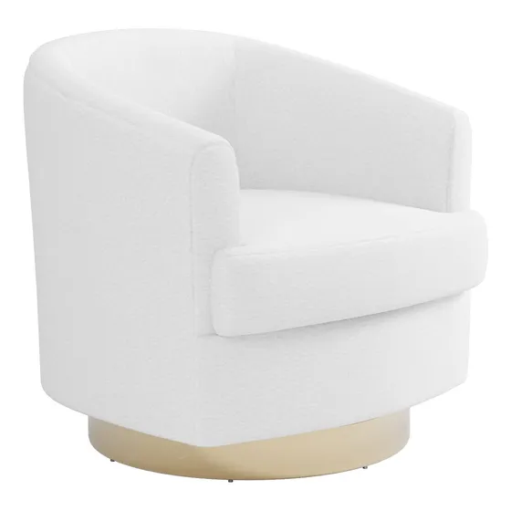 Humeha Silla Giratoria Peluche Redonda Moderna Comoda Base