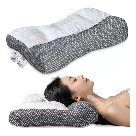 Almohada Ergonómica Para Dormir Mejor Con Comodidad Y Alivio