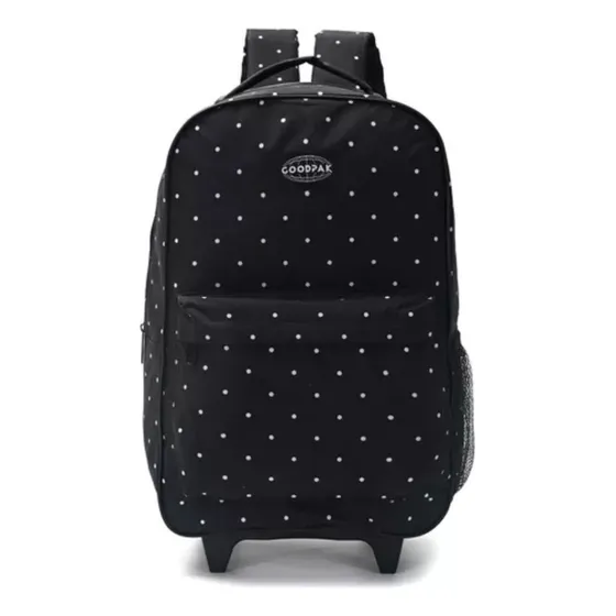 Mochila 17 Con Carro Print Camuflado Lunares Goodpak- 37497
