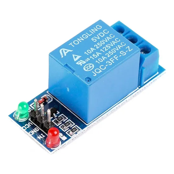 Módulo de relé de relé 1 canal 5v com Leds