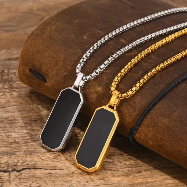 Collar Hombre Con Placa Lo Personalizamos