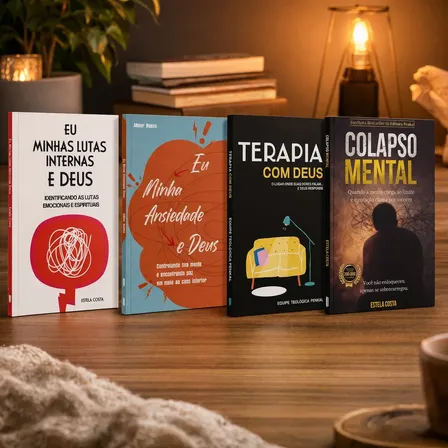 Combo Terapia Com Deus, Lutas, Colapso Mental E Ansiedade