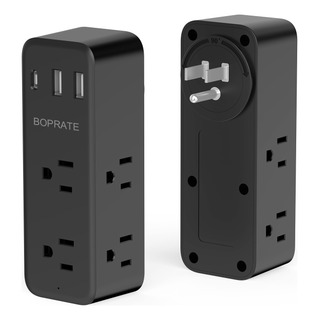 Adaptador De Ajustable Multicontacto, 6 Tomas+2 Usb+1 Tipo C Adaptador De Ajustable Multicontacto, 6 Tomas+2 Usb+1 Tipo C