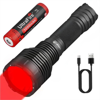 Linterna Ultrafire C15r Led Cree Táctica Rojo 180m Linterna Ultrafire C15r Led Cree Táctica Rojo 180m