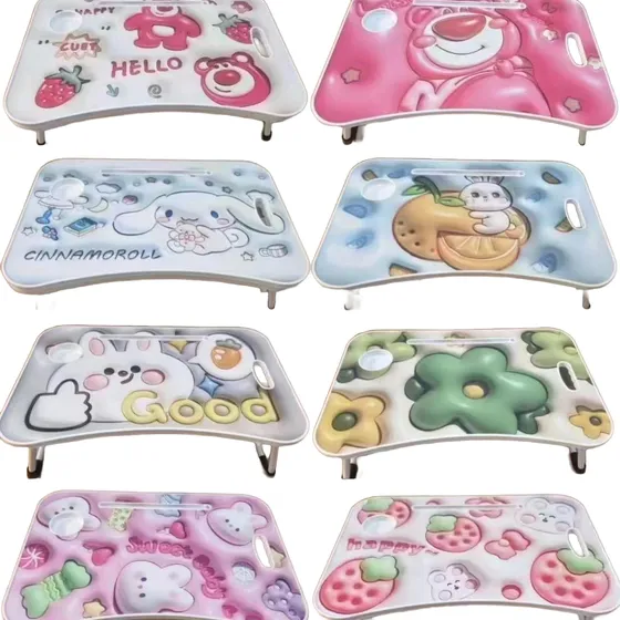 Mesa Plegable Multiusos Cama Escritorio Leer Notebook Comer