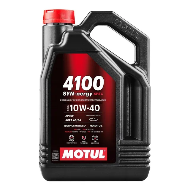 Aceite Motul 4100 Syn-nergy Spec 10w40 4l