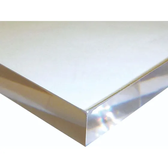 Placa Acrilica Cristal  10mm Corte Sob Medida