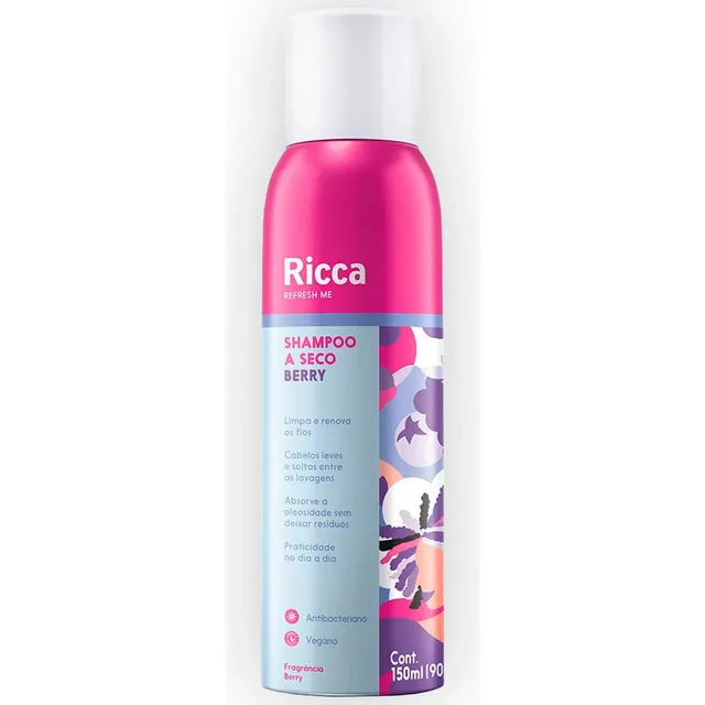 Ricca Shampoo A Seco 150ml - Berries