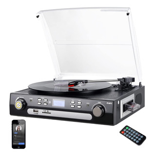 Digitnow Tocadisco, Bluetooth/usb/sd, 3 Anos, Preto Digitnow Tocadisco, Bluetooth/usb/sd, 3 Anos, Preto