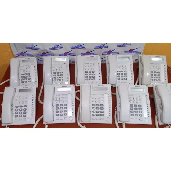 Set 2 Telefonos Multilinea Panasonic Kx-t7730 Base Adaptada