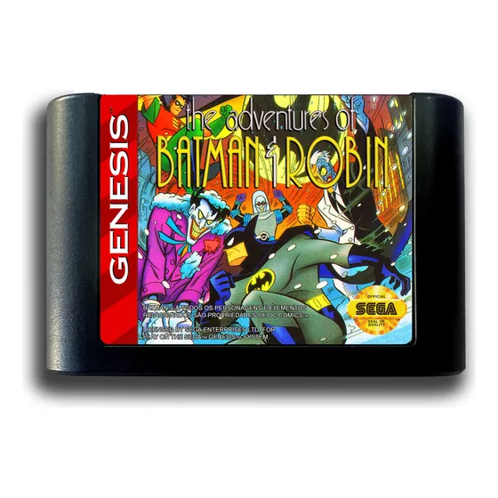 Cartucho De Megadrive Novo The Adventures Of Batman E Robin