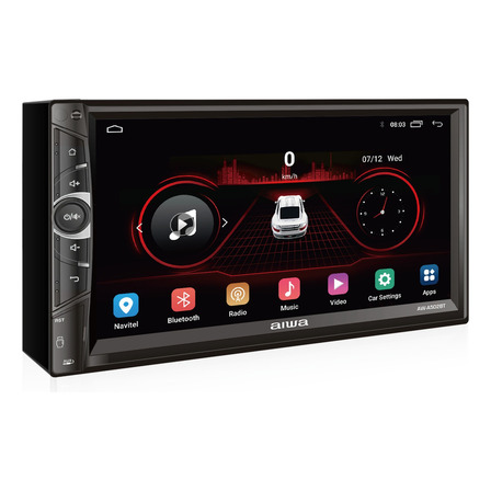 Radio Auto 2 Din Android Touch HD De 7 Pulgadas Aiwa AWA502BT Color Negro Radio Auto 2 Din Android Touch HD De 7 Pulgadas Aiwa AWA502BT Color Negro
