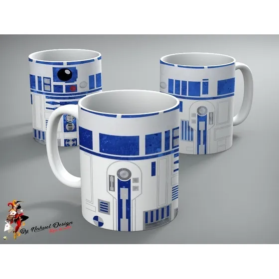 Taza De Ceramica Star Wars R2d2 01 Art