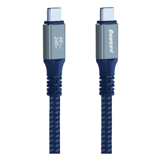 Cabo Usb 4 Aowzovi Thunderbolt 4 40 Gbps Data 0,9 M Macbook