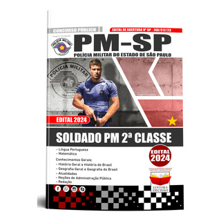 Apostila Polícia Militar Pm Sp 2- Soldado 2ª Classe Edital Vunesp Atualizada 2023 Apostila Polícia Militar Pm Sp 2- Soldado 2ª Classe Edital Vunesp Atualizada 2023