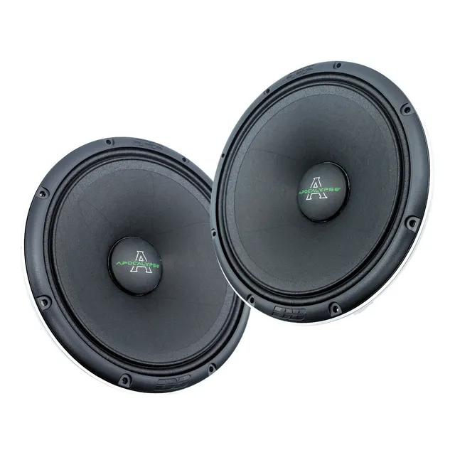 Deaf Bonce Bocina tipo midrange AP-M81AC para auto/camioneta color negra de 4Ω 8" x 8" x 8 " x 2 unidades
