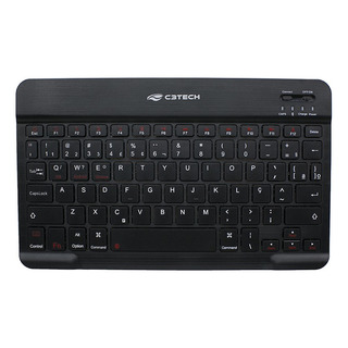 Teclado Sem Fio Bluetooth K-bt40bk Preto Mini C3tech Teclado Sem Fio Bluetooth K-bt40bk Preto Mini C3tech
