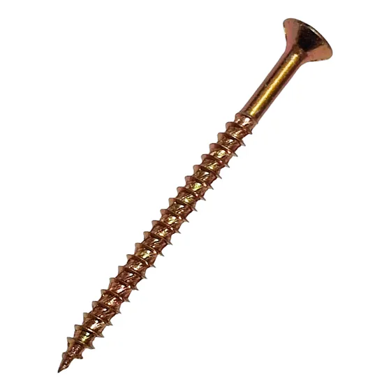 Tornillo Turbo Madera 14(6.0) X 80/60mm 100u