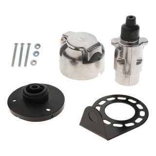 7pin 12v Conector Eléctrico Adaptador De Zócalo Enchufe Rv 7pin 12v Conector Eléctrico Adaptador De Zócalo Enchufe Rv