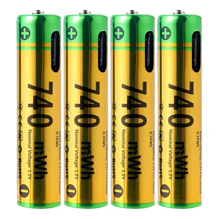 Carregador Usb Rápido Com Pilhas Recarregáveis Aaa Acrensly 127/220v